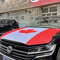 Car Flag Hood Cover for Canada National Flag - 2026 World Cup